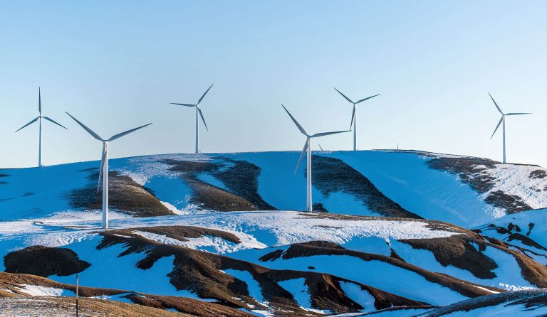Parc éolien sous contrôle d'ingrid Control Web pour l'évaluation des indemnisation Enedis